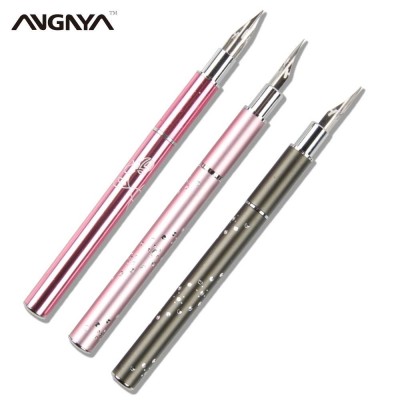 2019 Angnya New Cheap Metal Handle Pen For Nail Ink Painting Manicure Fountain Pen Nail Art Fountain Pen